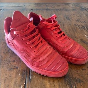 Filling Pieces Trainers Sneakers Low Top Wavy Red